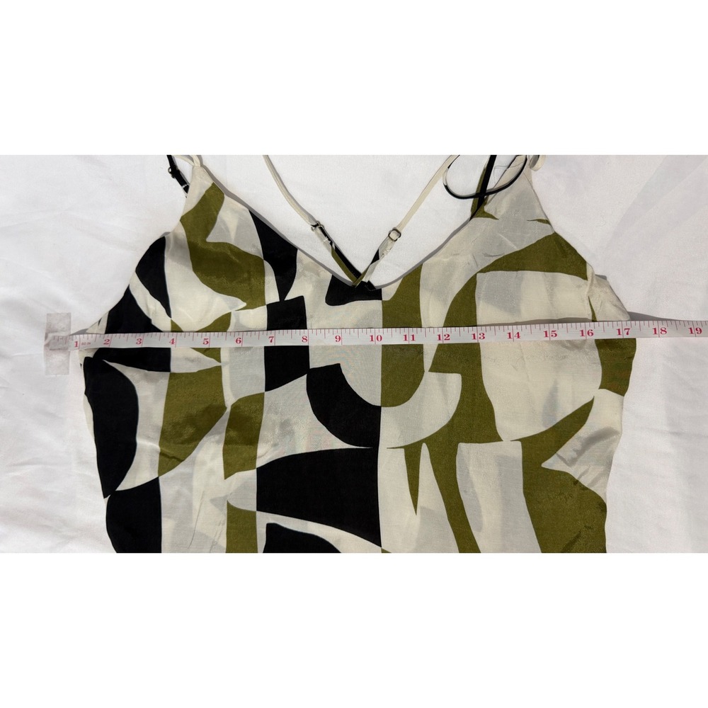 Stillwater The Brand Double Strap Slip Dress Abstract Maxi Dress Size Small - Picture 7 of 7